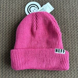 NEFF Beanie Toque Solid Pink Headwear Winter Hat Men Adult Women's Size OSFM NWT